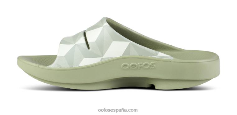 sabio fractal 0R40F114 sandalia con tiras limitadas ooahh para hombre OOFOS