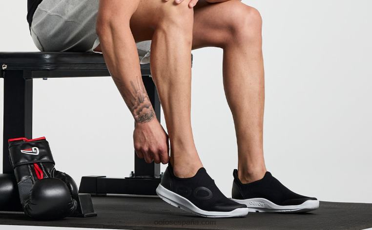 blanco negro 0R40F147 zapato bajo deportivo oomg para hombre OOFOS