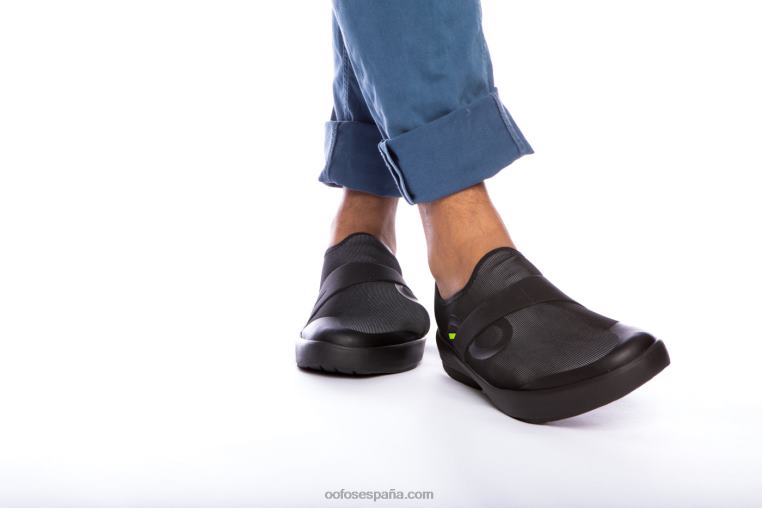 gris negro 0R40F150 zapato bajo de fibra oomg para hombre OOFOS