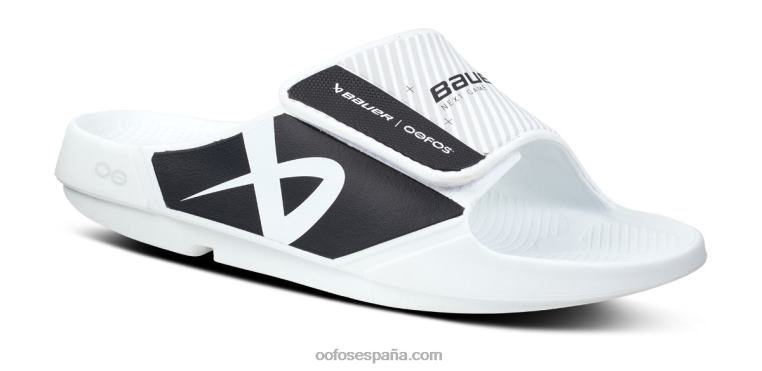 blanco 0R40F18 sandalia deportiva flexible ooahh para mujer OOFOS
