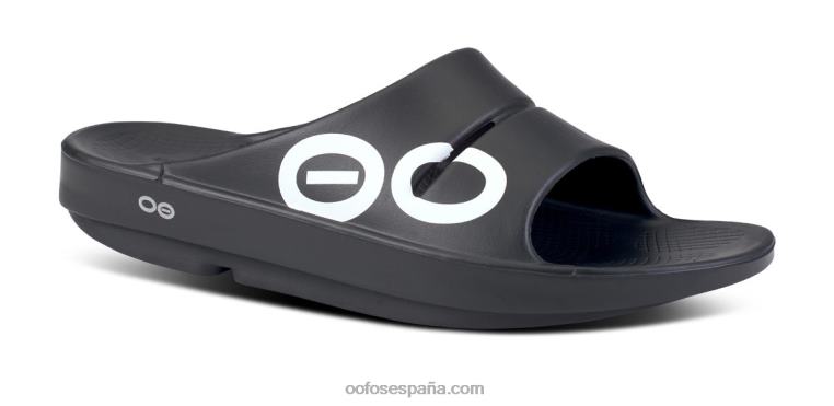 blanco negro 0R40F1 chanclas deportivas ooahh para mujer OOFOS