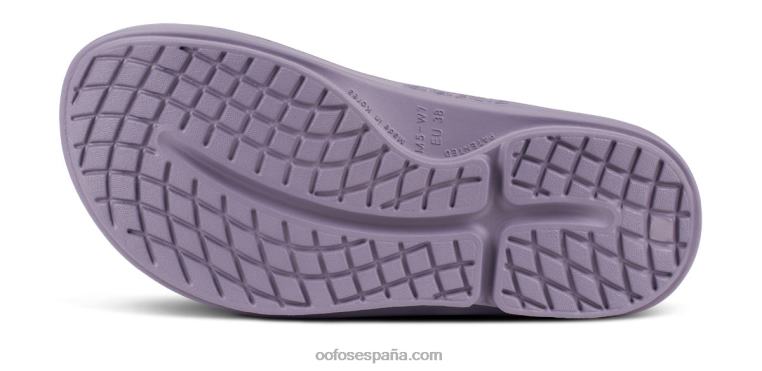 color de malva 0R40F49 sandalias ooahh para mujer OOFOS