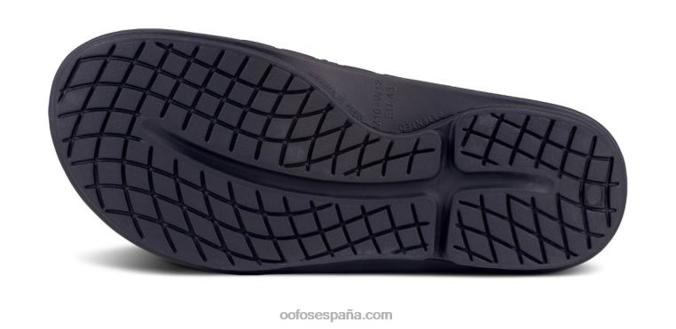 negro mate 0R40F39 sandalia deportiva flexible ooahh para mujer OOFOS