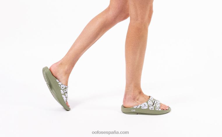 trópicos de salvia 0R40F12 sandalia con tiras limitadas ooahh para mujer OOFOS