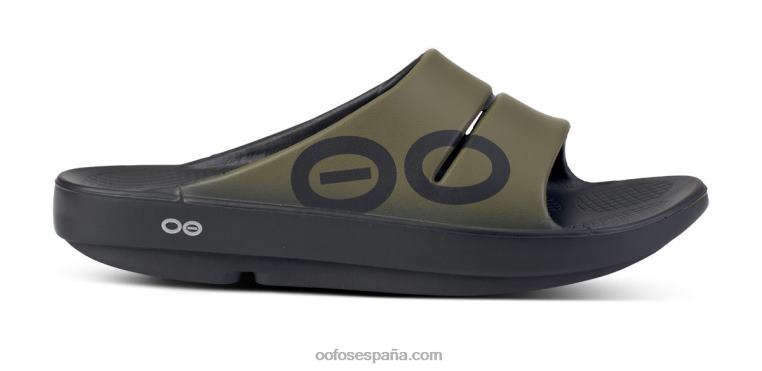 verde táctico 0R40F3 chanclas deportivas ooahh para mujer OOFOS