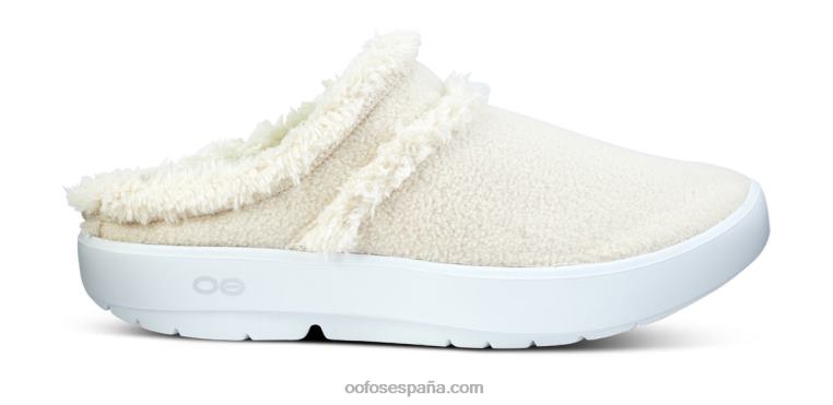 beige 0R40F109 zapato tipo mule oocoozie para mujer OOFOS