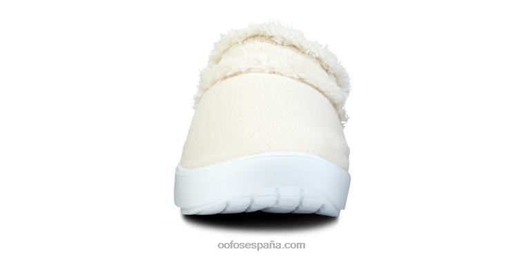 beige 0R40F109 zapato tipo mule oocoozie para mujer OOFOS