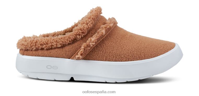 castaña 0R40F102 zapato tipo mule oocoozie para mujer OOFOS
