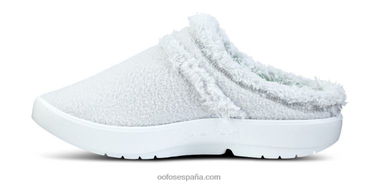 gris claro 0R40F106 zapato tipo mule oocoozie para mujer OOFOS