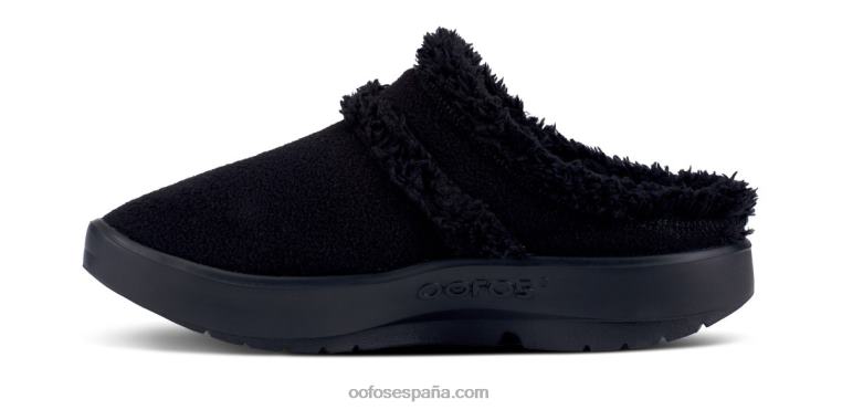 negro 0R40F104 zapato tipo mule oocoozie para mujer OOFOS
