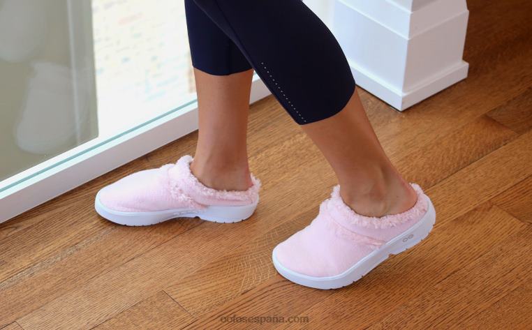 rosa 0R40F107 zapato tipo mule oocoozie para mujer OOFOS