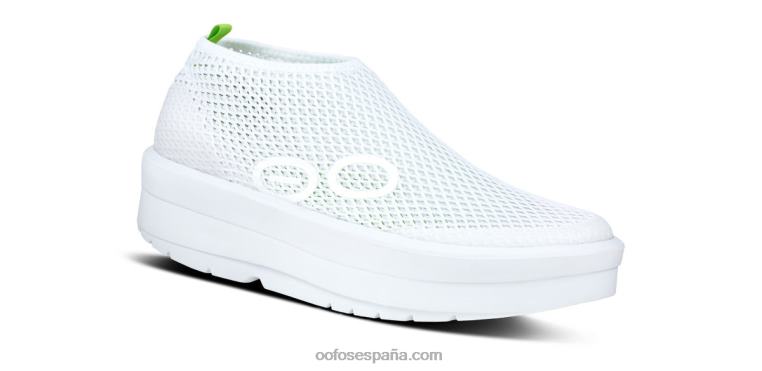 blanco 0R40F83 zapatillas oomega chukka para mujer OOFOS