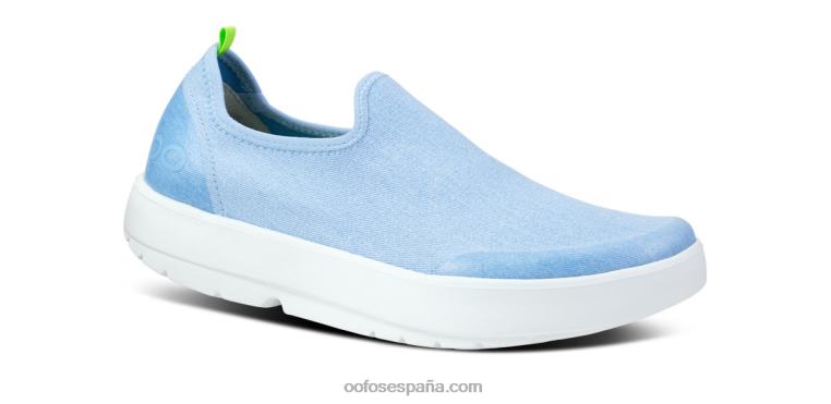 lavado azul 0R40F75 zapato bajo oomg eezee para mujer OOFOS