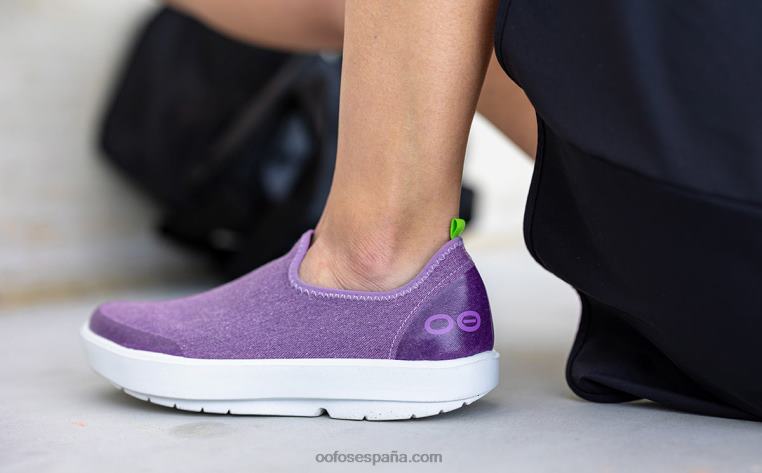 lavado morado 0R40F76 zapato bajo oomg eezee para mujer OOFOS