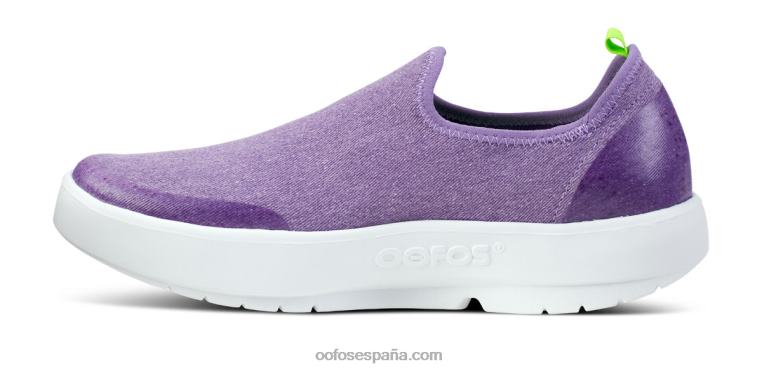 lavado morado 0R40F76 zapato bajo oomg eezee para mujer OOFOS