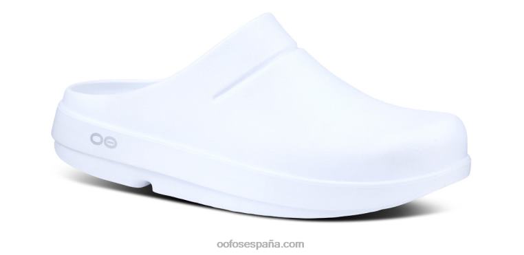 blanco 0R40F97 zuecos oocloog mujer OOFOS