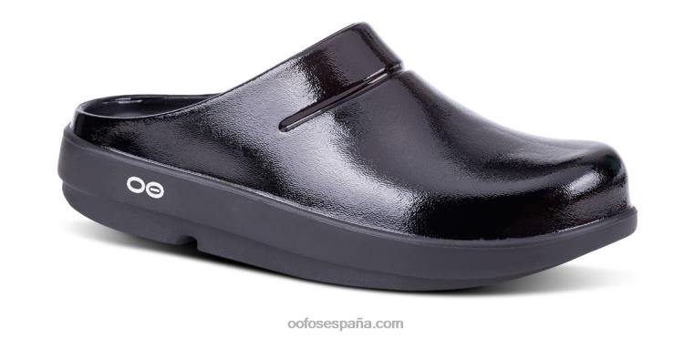 negro 0R40F96 zuecos de lujo oocloog para mujer OOFOS